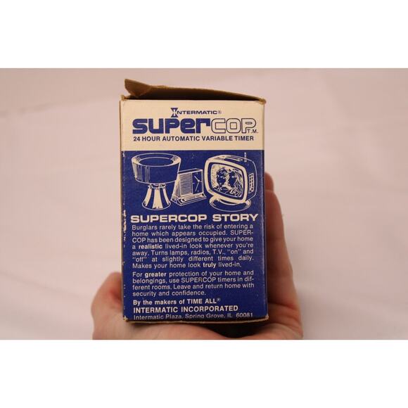 Vintage Intermatic Super Cop 24 Hour Automatic Variable Timer Security NIP! - Picture 4 of 8